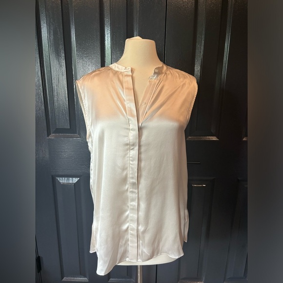 Reiss Cream Satin Blouse - Picture 1 of 4